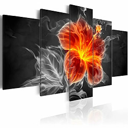 Paris Prix Tableau Imprimé Smoky Flower 50 x 100 cm 