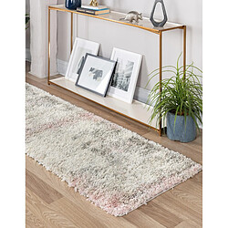 Avis Hadorn Tapis shaggy 120x62 beige - rose Lachen Haze