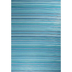 Jardindeco Tapis extérieur en polypropylène Spargi 1746 bleu 150 x 220 cm.