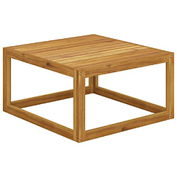 vidaXL Table basse 68x68x29 cm Bois d'acacia solide 