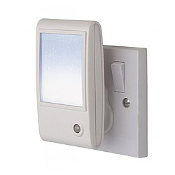 Luminaire Center Applique murale Led blanc 1 ampoule 10cm 