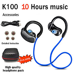 GUPBOO K100 sans fil sport Bluetooth casque crochet d'oreille casque étanche antichoc basse casque avec micro pour 