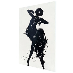 Avis Mendler Tableau à l'huile, danseuse, peint à la main à 100%, toile de décoration murale XL ~ 120x90cm