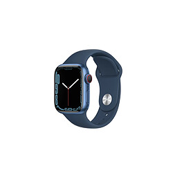 Apple Watch Series 7 Aluminium 41 mm (2021) | GPS | Bleu | Bracelet Sport Abyss bleu · Reconditionné 