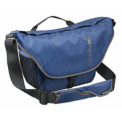 Cullmann MADRID Sports Maxima 325+ bleu/gris Sac caméra appareil photo vidéo réflex numérique et accessoires ou pour loisirs style Messenger avec compartiment tablette notebook laptop 12 pouces, housse protection imperméable, bandoulière et et inse