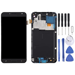 Wewoo Matériel TFT Ecran LCD et numériseur Assemblage complet avec cadre pour Galaxy J4 J400F / DS Noir