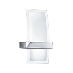 Searchlight Applique LED intégré Wall Verre Chrome 1 ampoule 30cm