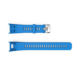 Wewoo Bracelet pour montre connectée Dragonne Sport en silicone Garmin Vivosmart HR 1 Bleu