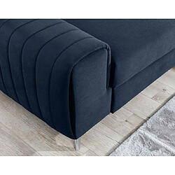 Acheter Bestmobilier Talisay - canapé d'angle droit - 5 places - convertible avec coffre - en velours