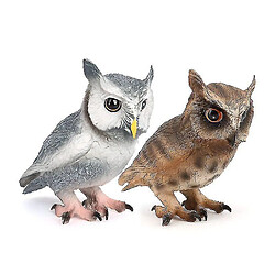 Universal Real Heart Wild Animal Modèle Eagle Owl Birds Ensemble de jouets pour enfants Giftï¼ˆgroup2ï¼ ‰