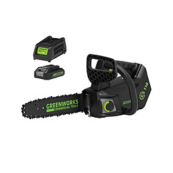 Elagueuse GREENWORKS Brushless 40V - 25 cm - 1 batterie 2.0 Ah - 1 chargeur - GD40TCSK2