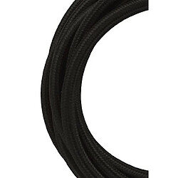 câble textile - 3 mètres - 3 x 0.75 mm2 - noir - bailey 139690