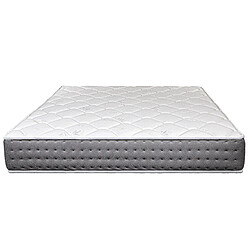 Avis LUXURY LITERIE Matelas 140x200 cm, Sakina, 24cm, Ressorts Ensachés, Mousse Haute Densité, Indépendance de Couchage, Soutien ferme, face été/hiver