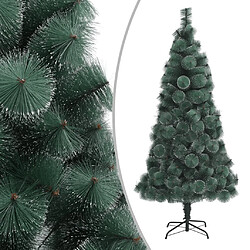 vidaXL Sapin de Noël artificiel avec support Vert 180 cm PET 