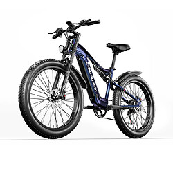 Vélo électrique Shengmilo MX03 bleu 1000W moteur 17.5AH batterie électrique 26 pouces 42KM-H E-Bike 3.0 FAT BIKE 