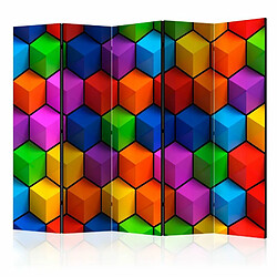 Paris Prix Paravent 5 Volets Colorful Geometric Boxes 172x225cm