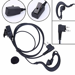 Écouteur À Tube Acoustique À 2 Broches Micro Casque Ptt Pour Motorola Radios Gp88 Gp300 Écouteur De Talkie-Walkie pas cher