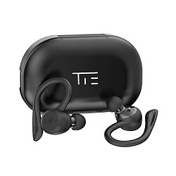 Casque stéréo oreilles libres Tie Studio TBE1018 19-90052 Bluetooth pour le sport intra-auriculaire noir 1 pc(s)