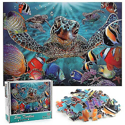 Universal Puzzle adulte pour puzzles, 1000 pièces puzzle puzzle défi tortue jeu de puzzle 