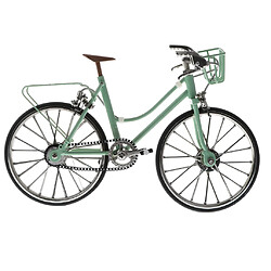 01:10 alliage moulé sous pression vélo de course avec le modèle de jouet de vélo de réplique de panier vert