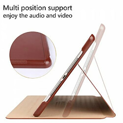 iKaku Book Case pour tablette Samsung Galaxy Tab A8 10.5 X200 / X205 Marron