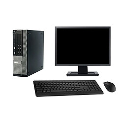 Lot PC Dell Optiplex 990 SFF I3-2120 3.3GHz 16Go 2000Go DVD Wifi W7 + Ecran 17" - Occasion