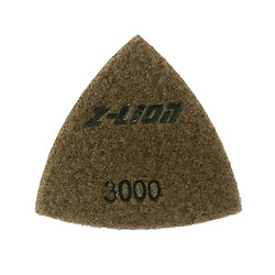 plaquettes de polissage diamant triangulaire pour granit marbre béton 93mm 3000 #