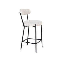 Avis Lisa Design Ivanec - tabouret de bar - en tissu bouclette