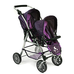 Bayer Chic 2000 Le buggy Twinny - Prune pour poupée