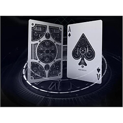 Universal Vélo Argent Steampunk Deck Magic Card Poker Magic Accessories Fermer Magicien Professionnel Trucs Magiques | Jeu de Cartes(Argent)