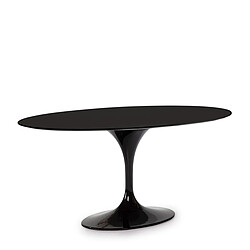 Table de Salle à Manger Thai Natura Noir Aluminium Bois MDF 170 x 75 x 110 cm