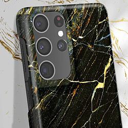 Acheter iDeal of Sweden Coque pour Samsung S21 Ultra Marbré Luxe fine Port Laurent Marble Noir / Or