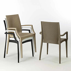 Grand Soleil Chaises de jardin fauteuil accoudoirs ba pas cher