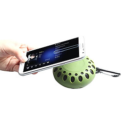 Avis Wewoo Enceinte Bluetooth étanche vert Haut-parleur imperméable à l'eau portatif de sports de plein air avec la boucle de coup, appel mains libres, fonction de NFC d'armée