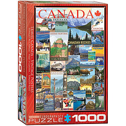 EuroGraphics Travel Canada Puzzle Vintage Ads (1000 pièces) (6000-0778)