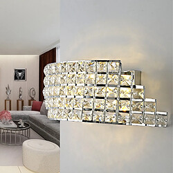 Avis Wewoo Applique murale LED minimaliste moderne Chevet Intérieur Cristal Allée Chambre Corridor LightCouleur de la lumière tiède