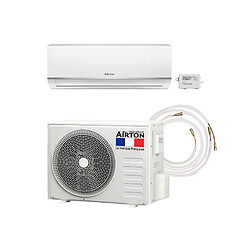 Pack Climatiseur réversible AIRTON - A Poser Soi-meme - 3400W - Readyclim 4M - WIFI - 409731LFW