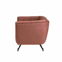 Paris Prix Fauteuil Lounge Design Conforad 95cm Rose pas cher