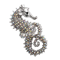 Mode Broche Cheval de Mer Strass Cadeau de Mariage Mariée