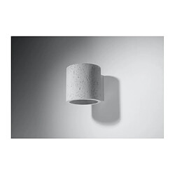 Luminaire Center Applique murale ORBIS ciment gris 1 ampoule