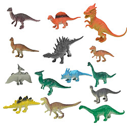 Avis Lot de 19pcs Dinosaure Jurassique Arbre Rocaille en Plastique Jouets Enfants Décorations Maison Bureau