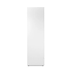 Mes Armoire 2 portes 2 tiroirs 80x55x191 cm blanc - MITZ pas cher