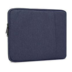 Cadorabo Sacoche de protection ordinateur portable / tablette 14 pouces Cadorabo Sacoche de protection pour ordinateur portable / tablette 14 pouces en BLEU FONCÉ - Sacoche pour ordinateur portable en tissu avec doublure en velours et compartiment avec fermeture éclair anti-rayures