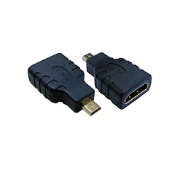 MCL Adaptateur mini HDMI type A femelle &gt; Micro HDMI D male