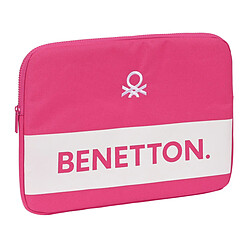 Housse d'ordinateur portable Benetton Raspberry Fuchsia (34 x 25 x 2 cm) 