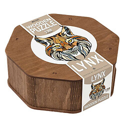 Youdoit Puzzle en bois coloré - Lynx 28 x 35,3 cm 