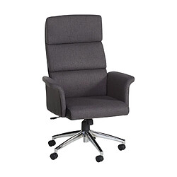 Modern Living Fauteuil de bureau MARTY gris et noir