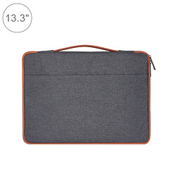 Wewoo Sacoche ordinateur 13,3 pouces de mode casual Polyester + Nylon Laptop Sac à main pour portable housse de couverture Macbook, Samsung, Lenovo, Xiaomi, Sony, Dell, CHUWI, ASUS, HP gris 