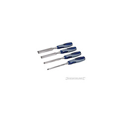 Silverline Jeu de 4 ciseaux à bois Expert 6,13,19 et 25 mm 633495