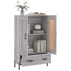 Acheter Maison Chic Buffet,Meuble de Rangement,commode pour salon,Cuisine sonoma gris 69,5x31x115 cm bois d'ingénierie -MN68883